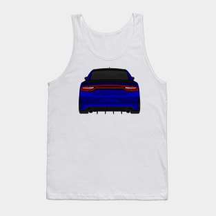 DODGE CHARGER NAVY Tank Top